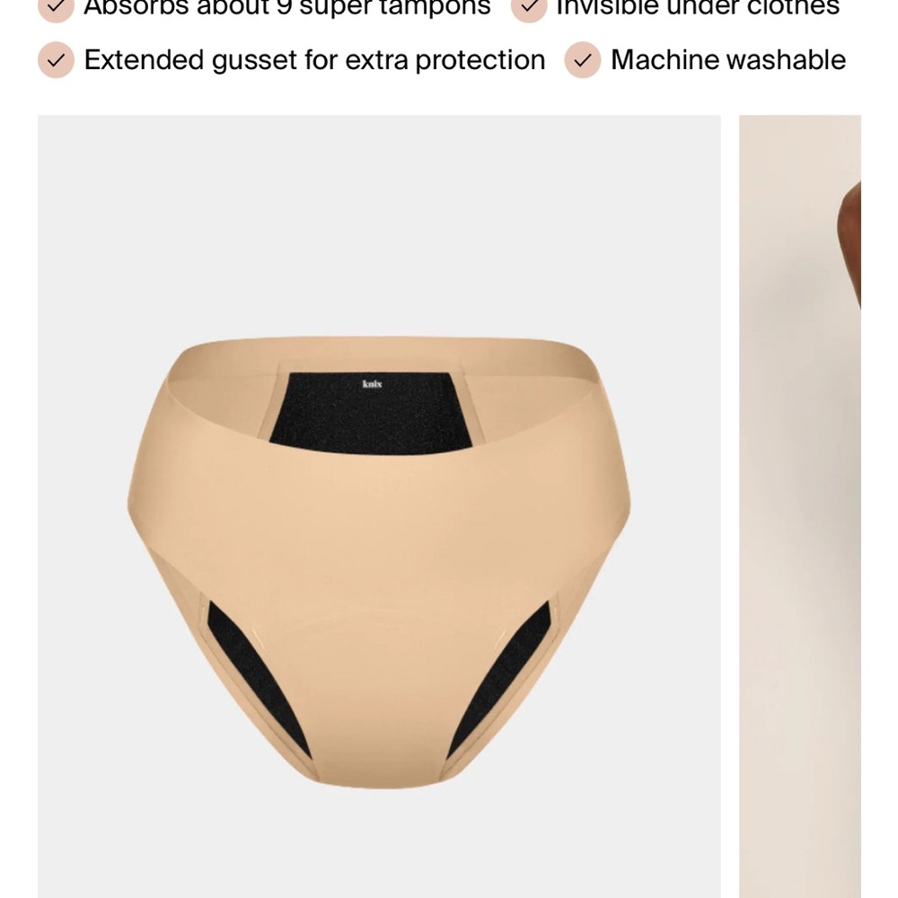 Knix Zones+Bikini Period Underwear